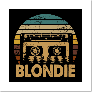 Blondie Retro Name Flowers Limited Edition Classic Styles Posters and Art